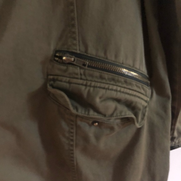 Torrid size 2 glam military green army jacket - Picture 3 of 5